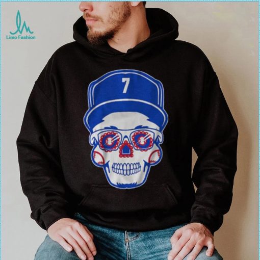 Julio Urias Sugar Skull Shirt