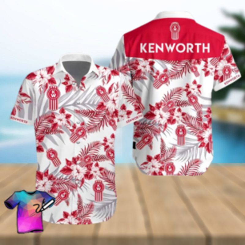 Kenworth hawaiian shirt