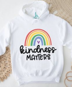Kindness Matters Teacher Graphic Tee Rainbow T Shirt