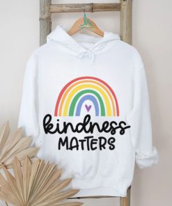 Kindness Matters Teacher Graphic Tee Rainbow T Shirt