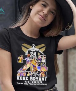 Kobe Bryant 1978 forever thank you for the memories signatures shirt