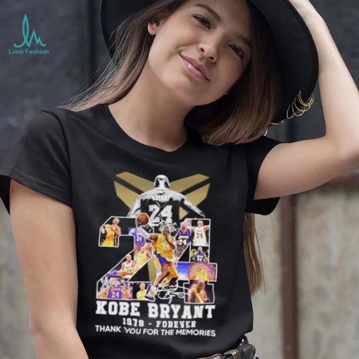 Kobe Bryant 1978 forever thank you for the memories signatures shirt