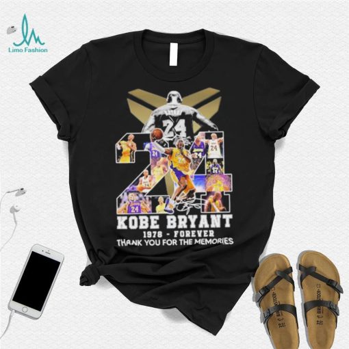 Kobe Bryant 1978 forever thank you for the memories signatures shirt