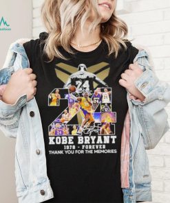 Kobe Bryant 1978 forever thank you for the memories signatures shirt