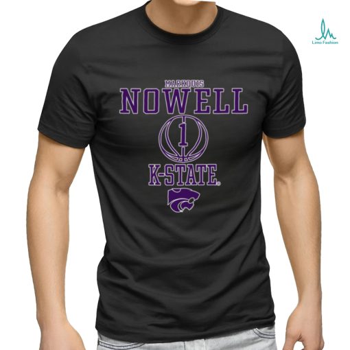 Kstate wildcats markquis nowell 1 basketball 2023 t shirt