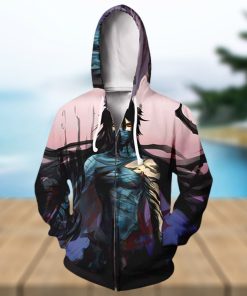 Kurosaki Ichigo Transform – Bleach Anime Graphic Zip Up Jacket Hoodie