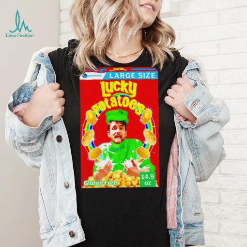 Large size lucky potatoes gluten free shirt