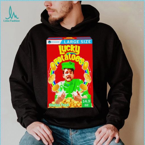 Large size lucky potatoes gluten free shirt