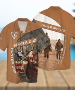 Legend Hunter Hunter Dad Father And Son Hawaiian Shirt