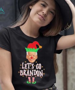 Lets Go Brandon Funny Biden Elf Christmas T Shirt