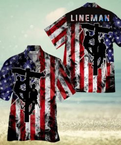Lineman Colorful Unique Design Unisex Hawaiian Shirt For Men And Women Dhc17062235