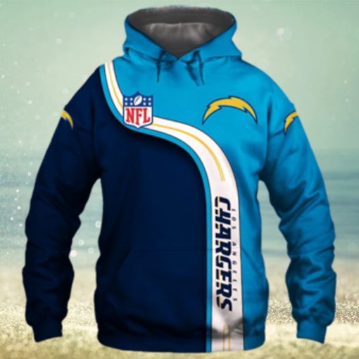 Los Angeles Chargers Hoodie 3D cute Sweatshirt Pullover gift for fans