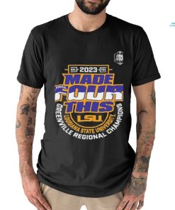 Lsu Tigers 2023 Ncaa Basketball Tournament March Madness Final Four Regional Champions Locker Room T Shirt