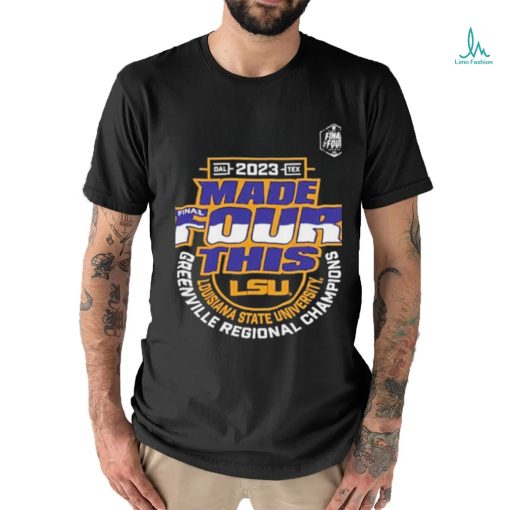 Lsu Tigers 2023 Ncaa Basketball Tournament March Madness Final Four Regional Champions Locker Room T Shirt