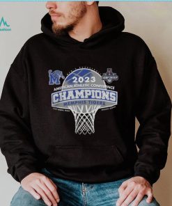 Memphis Tigers 2023 AAC Men's Basketball Conference Tournament Champions Hoodie Shirt