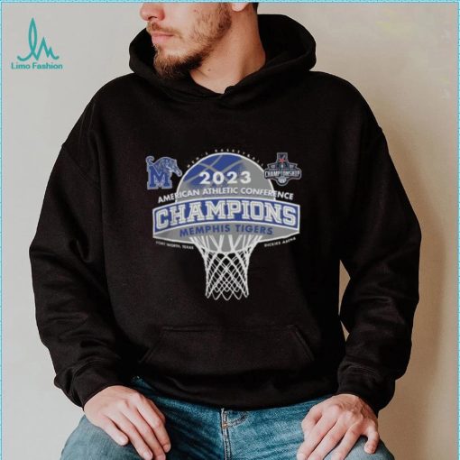 Memphis Tigers 2023 AAC Men’s Basketball Conference Tournament Champions Hoodie Shirt