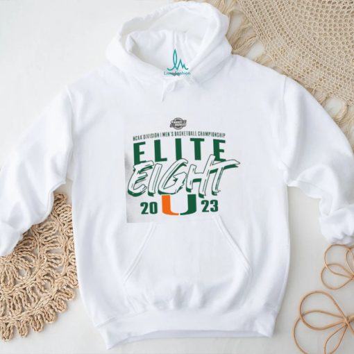 Miami Hurricanes 2023 NCAA Men’s Basketball Tournament March Madness Elite Eight Team Shirt