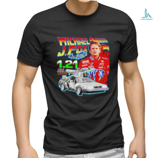 Michael J.Fox #1.21 back to the future signature shirt