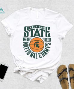 Michigan State Basketball 2000 Champs Tee shirt