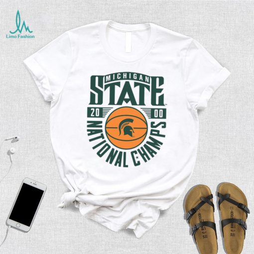 Michigan State Basketball 2000 Champs Tee shirt