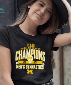 Michigan Wolverines 2023 Big Ten Men’s Gymnastics Regular Season Champions logo shirt