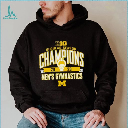 Michigan Wolverines 2023 Big Ten Men’s Gymnastics Regular Season Champions logo shirt