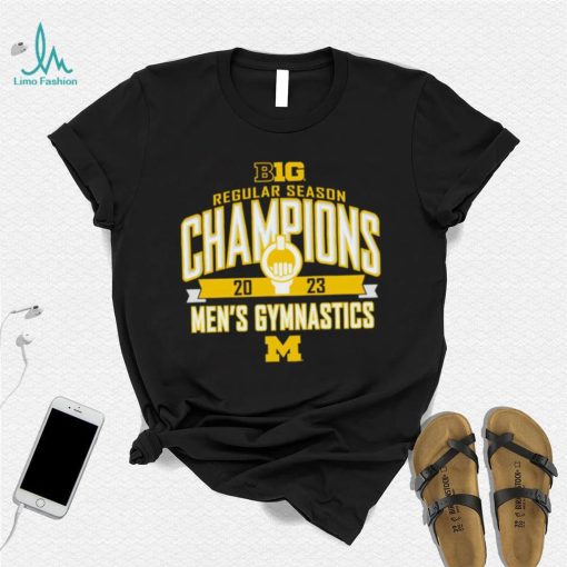 Michigan Wolverines 2023 Big Ten Men’s Gymnastics Regular Season Champions logo shirt