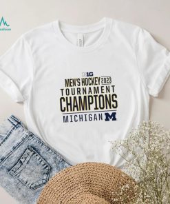 Michigan Wolverines 2023 Big Ten Men’s Ice Hockey Conference Tournament Champions logo hoodie shirt