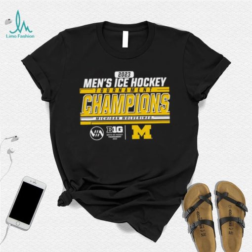 Michigan Wolverines 2023 Big Ten Men’s Ice Hockey Conference Tournament Champions shirt