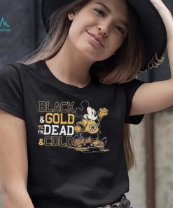 Mickey Mouse Boston Bruins Black And Gold ‘Til I’m Dead And Cold Shirt