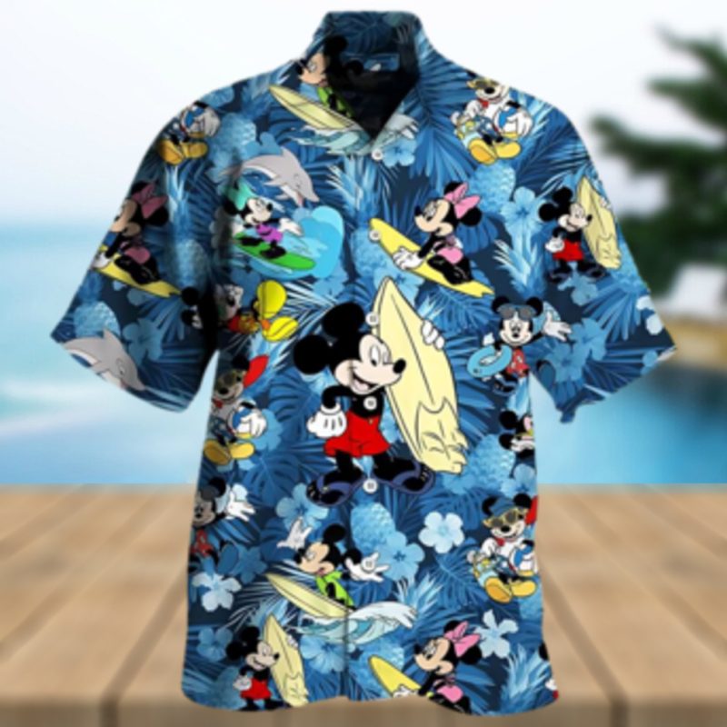 Mickey Mouse Hawaiian Shirt Disney Hawaiian Shirt