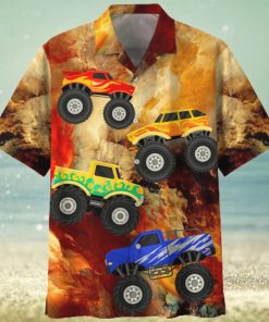 Monster Truck Red Unique Design Unisex Hawaiian Shirt For Men And Women Dhc17062704
