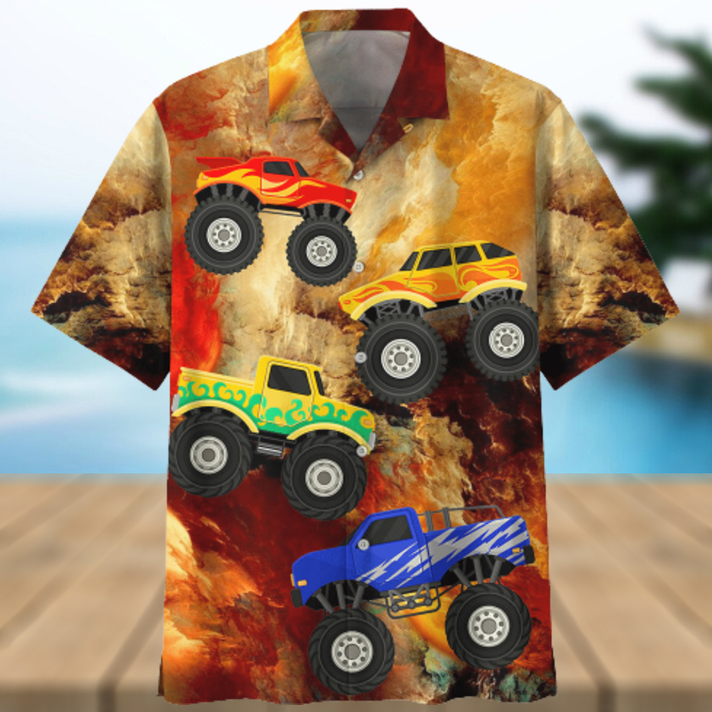 women's monster truck shirt