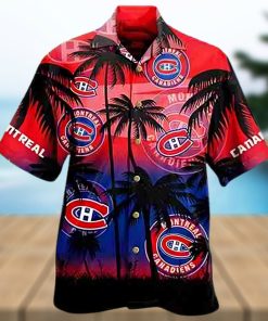 Montreal Canadiens NHL Palm Tree Summer Hawaiian Shirt
