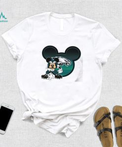 NFL Philadelphia Eagles Mickey Mouse Disney Football T Shirt T Shirt