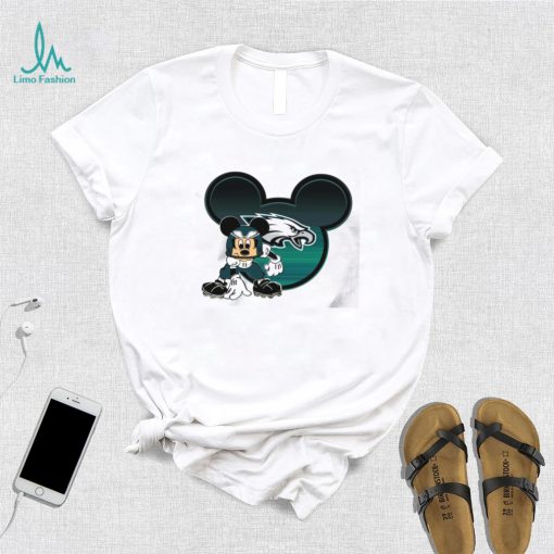 NFL Philadelphia Eagles Mickey Mouse Disney Football T Shirt T Shirt