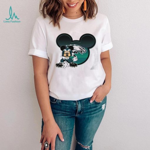 NFL Philadelphia Eagles Mickey Mouse Disney Football T Shirt T Shirt