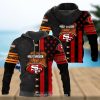 NFL Arizona Cardinals Specialized Design With Flag Mix Harley Davidson 3D Hoodie