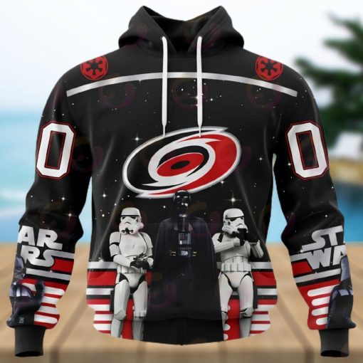 NHL Carolina Hurricanes Special Star Wars Design May The 4th Be With You 3D Hoodie