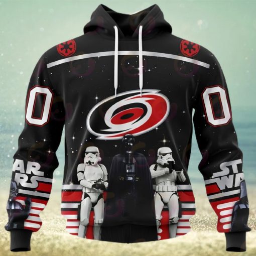 NHL Carolina Hurricanes Special Star Wars Design May The 4th Be With You 3D Hoodie