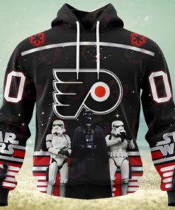 NHL Philadelphia Flyers Special Star Wars Design May The 4th Be With You 3D Hoodie