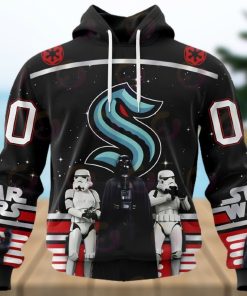 NHL Seattle Kraken Special Star Wars Design May The 4th Be With You 3D Hoodie