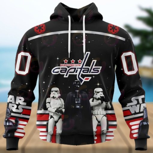 NHL Washington Capitals Special Star Wars Design May The 4th Be With You 3D Hoodie