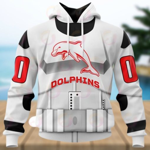 NRL Dolphins Special Star Wars Design 3D Hoodie
