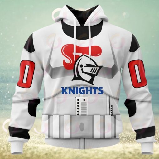 NRL Newcastle Knights Special Star Wars Design 3D Hoodie