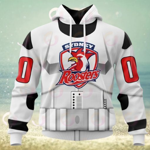 NRL Sydney Roosters Special Star Wars Design 3D Hoodie