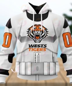NRL Wests Tigers Special Star Wars Design 3D Hoodie