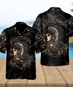 Native Girl Skull Style Limited Edition – Hawaiian Shirt