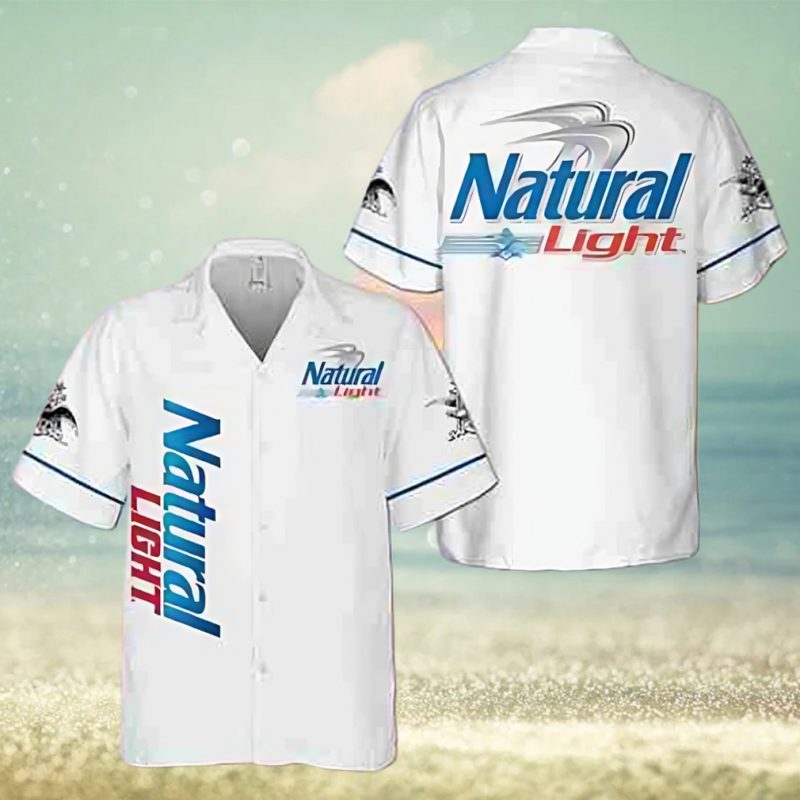 Natural Light Beer Summer Hawaiian Shirt