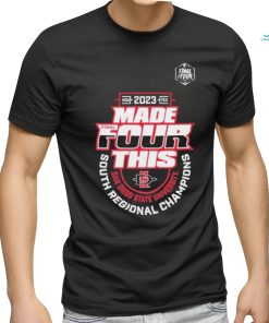 Ncaa San Diego State Aztecs 2023 Men’s Basketball Tournament March Madness Final Four Regional Champions T Shirt